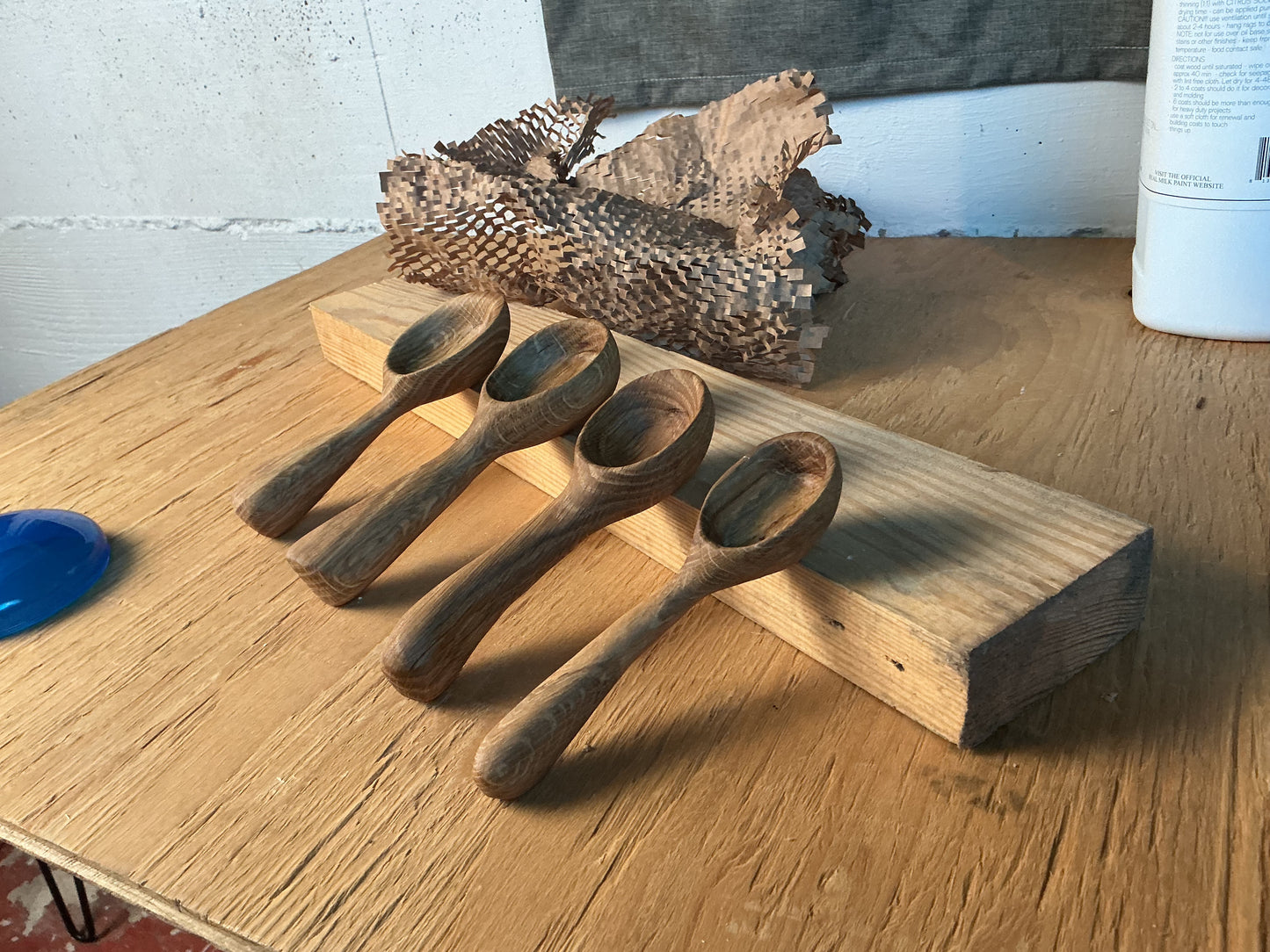 Oak Spoon Set