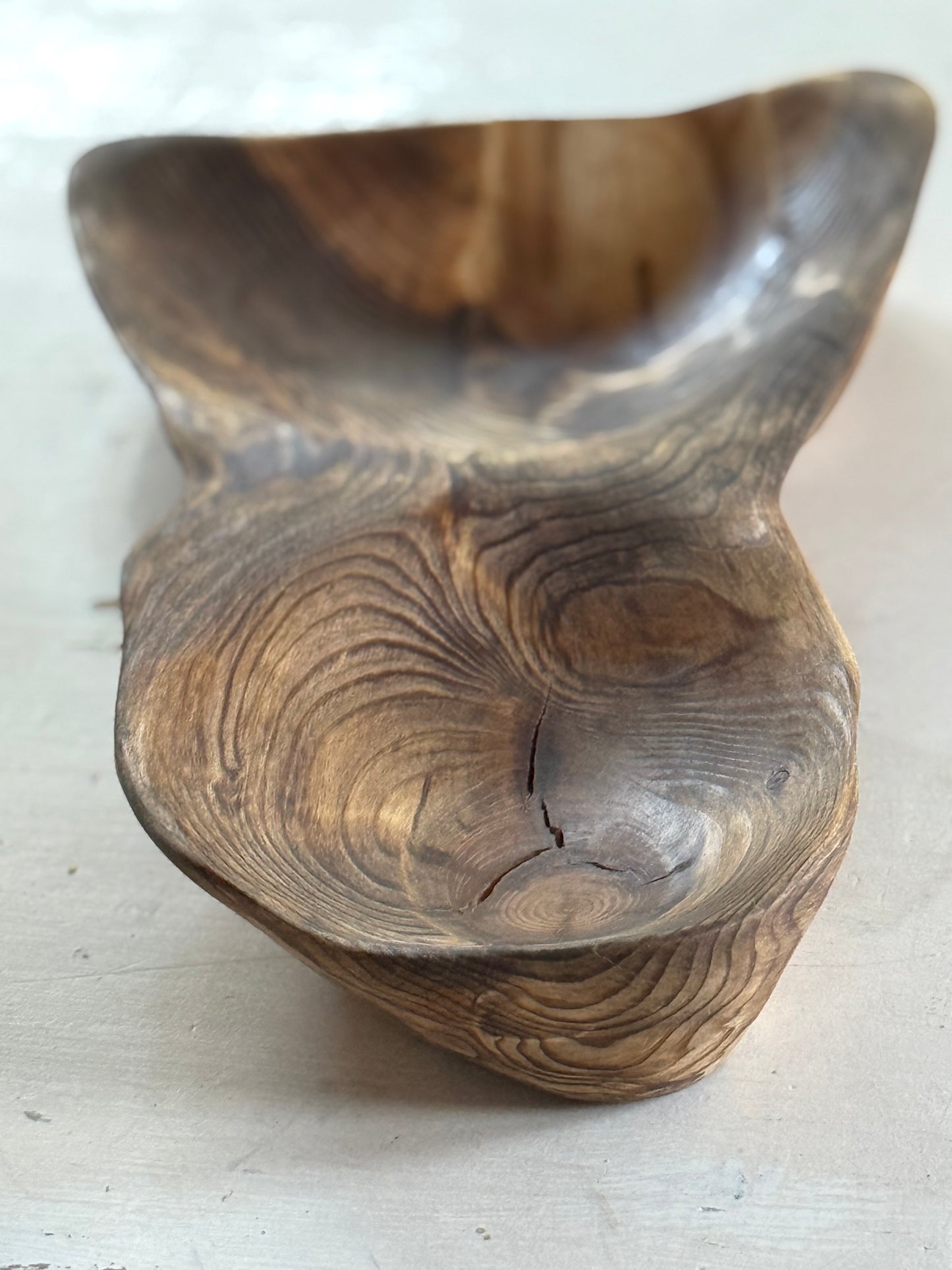 Carved Wood Bowl