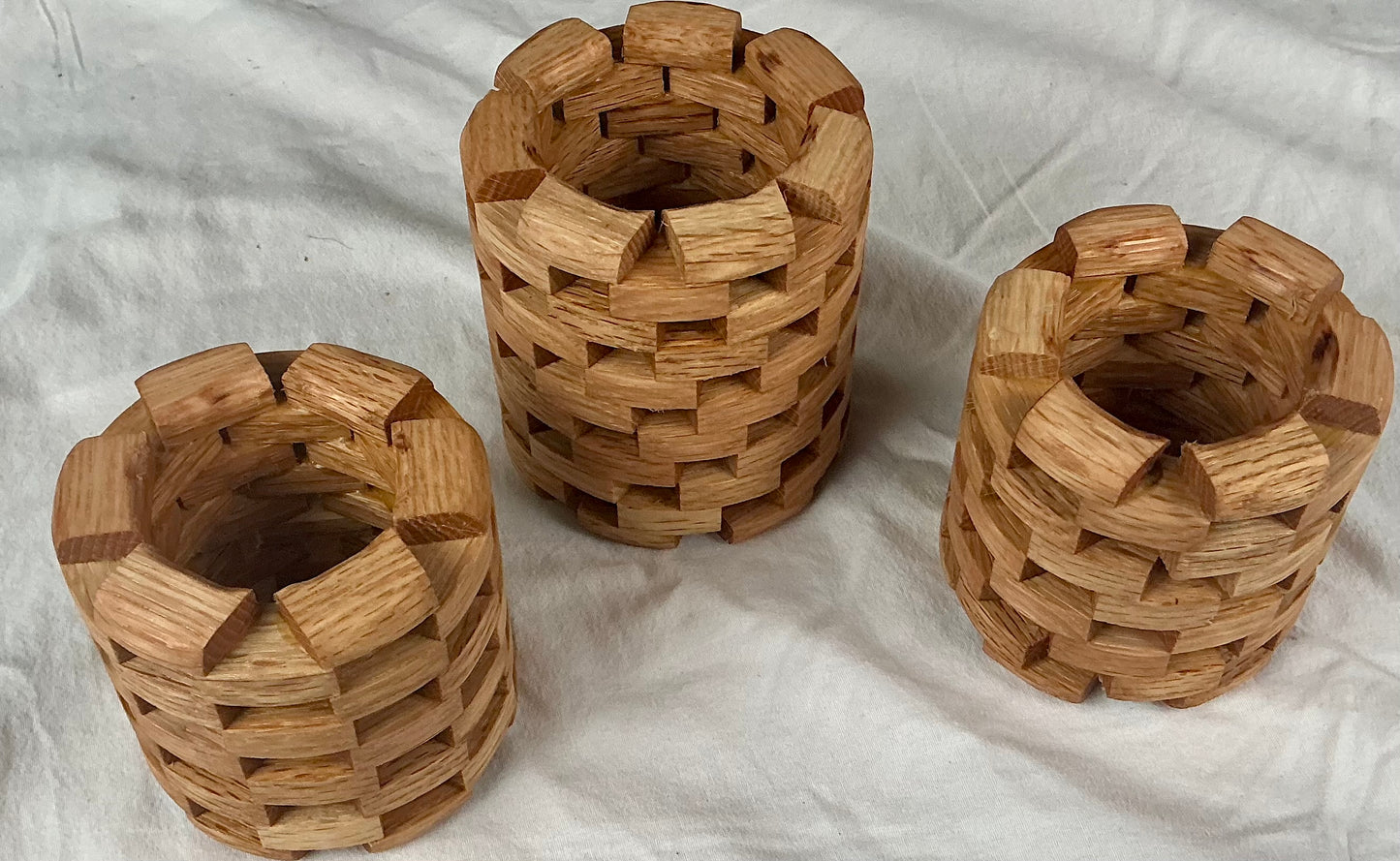 Oak Candle Holder