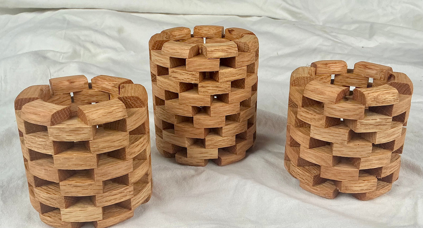 Oak Candle Holder