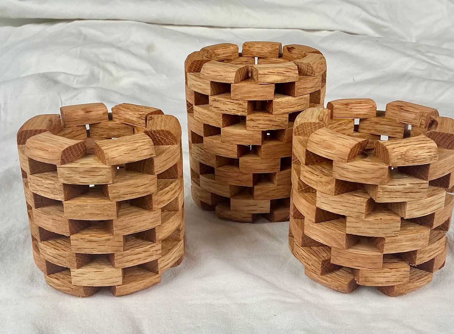Oak Candle Holder