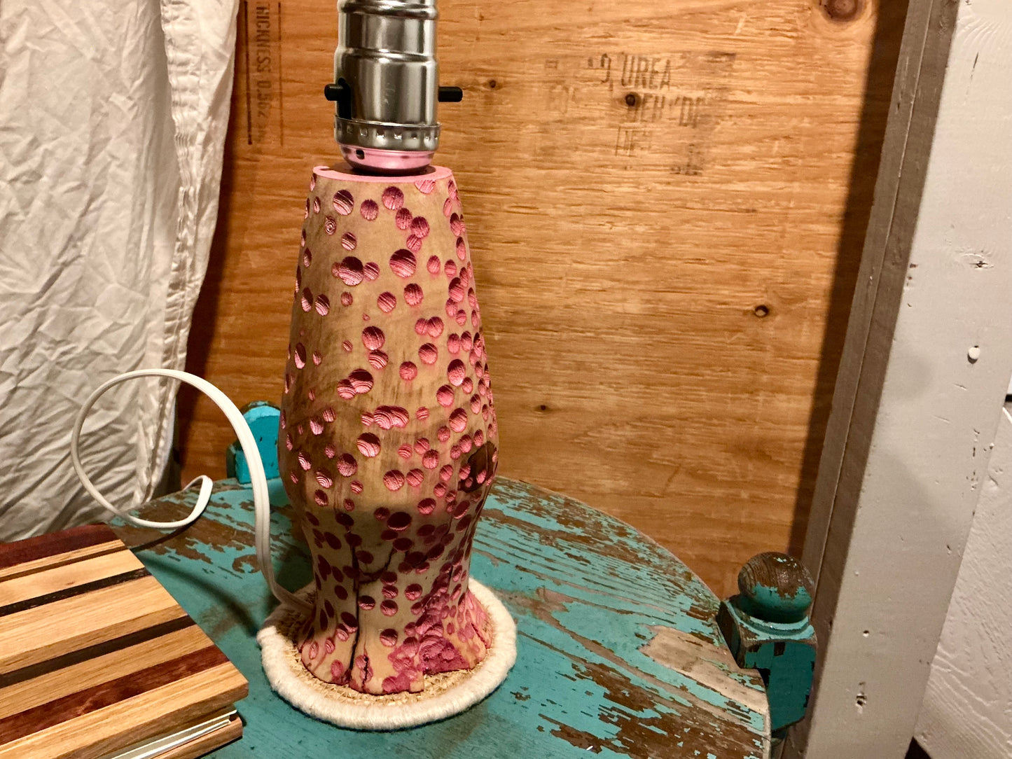 Pink Dot Lamp