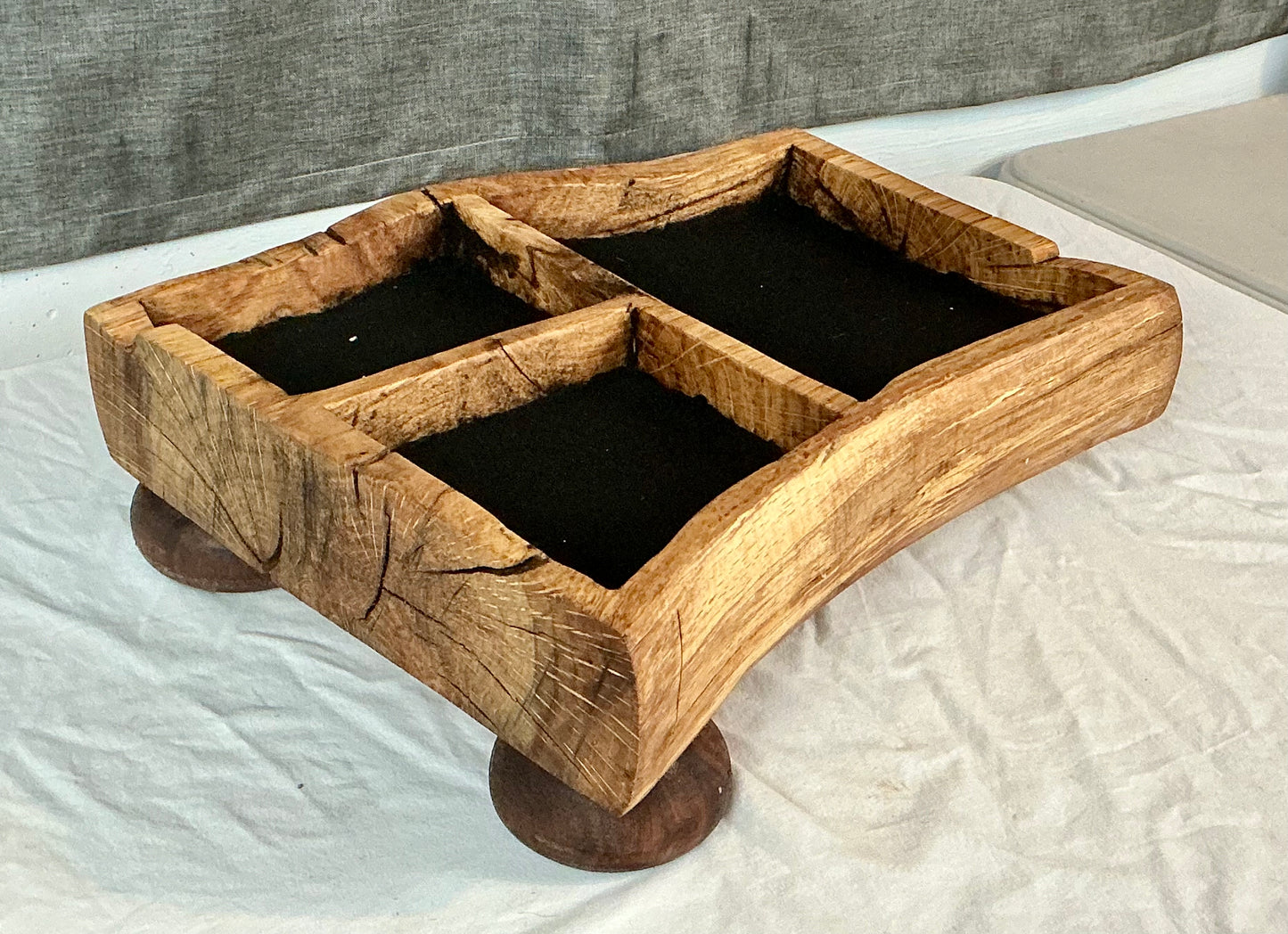 Oak Slab Jewelry Box