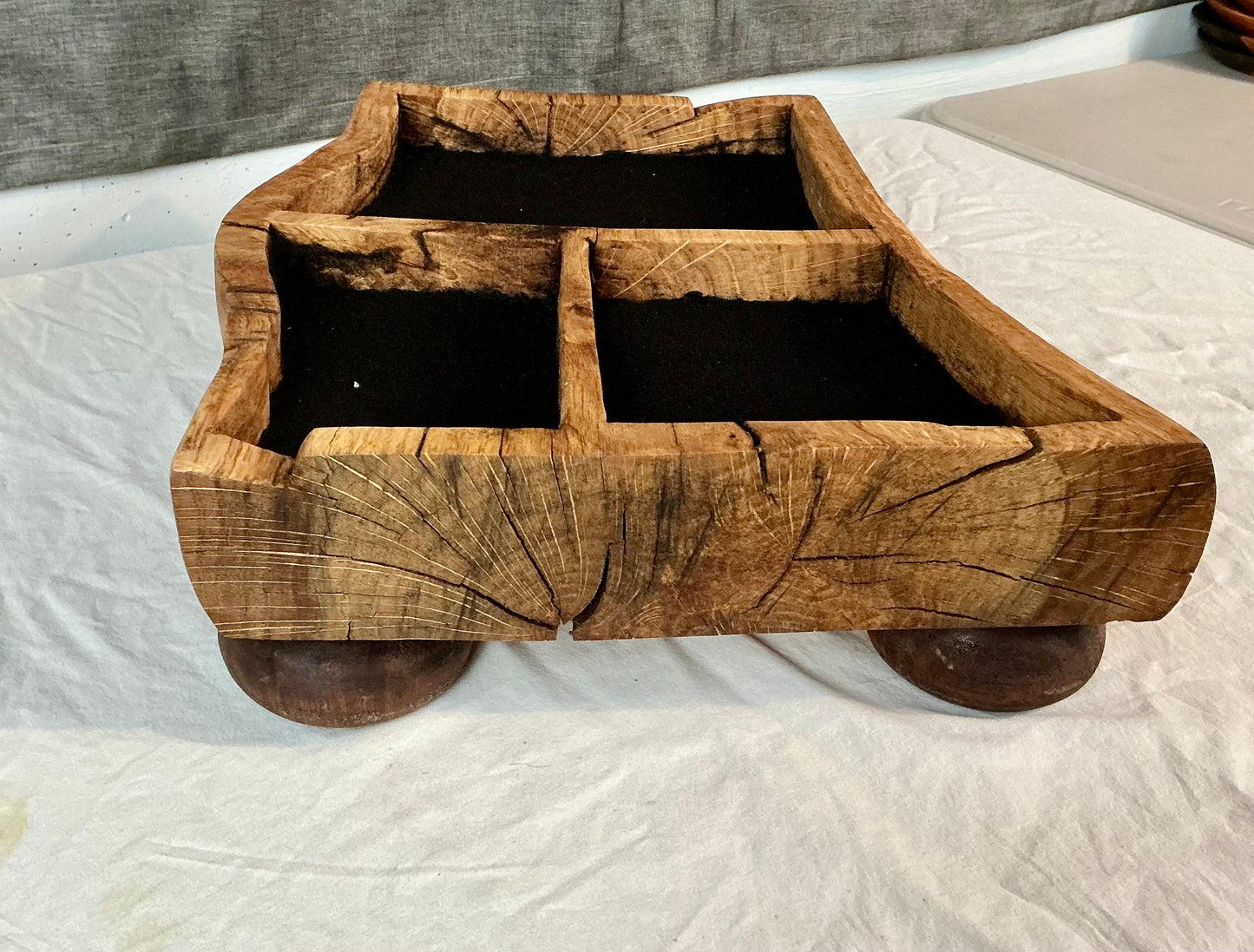 Oak Slab Jewelry Box