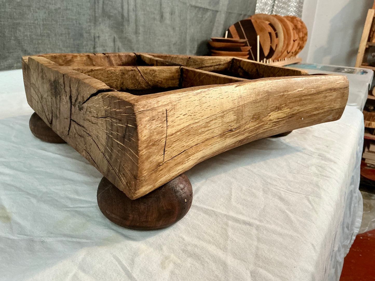 Oak Slab Jewelry Box